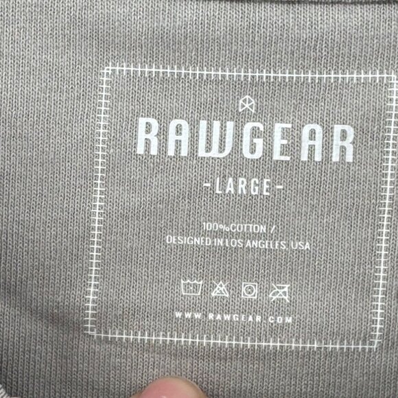 Rawgear Mens Gray Graphic T-Shirt Size L NWT - Picture 4 of 6